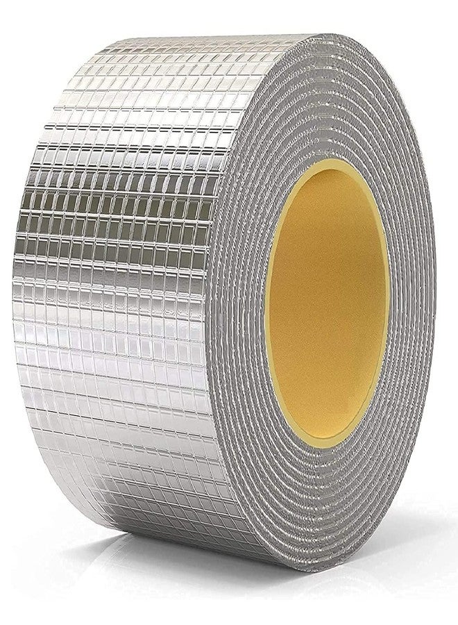 KriVat Waterproof Leakage Repair Aluminum Foil Tape Adhesive Tape Sealing Surface Crack Water Leakage Solution Outdoor Butyl Rubber Duct Tape for Pipe Pack of 1(10cmx 5M) - Image 1